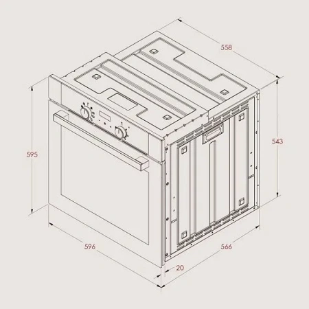 Духовой шкаф ARDO BO58ERC2