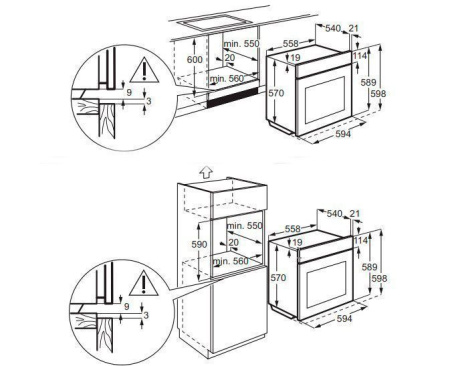 Духовой шкаф ELECTROLUX EOF6P76BZ