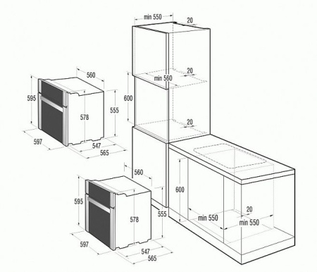 Духовой шкаф GORENJE bop 7558 ax