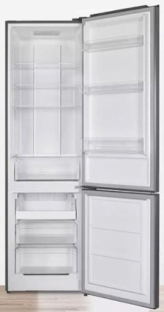 Холодильник HARPER RH5559BB нержавеющая сталь