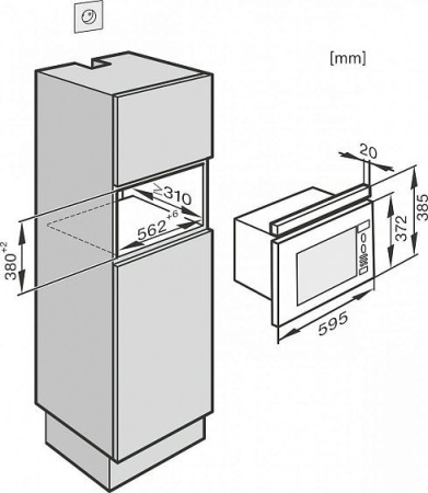 Микроволновая печь Miele M 6032 SC EDST/CLST