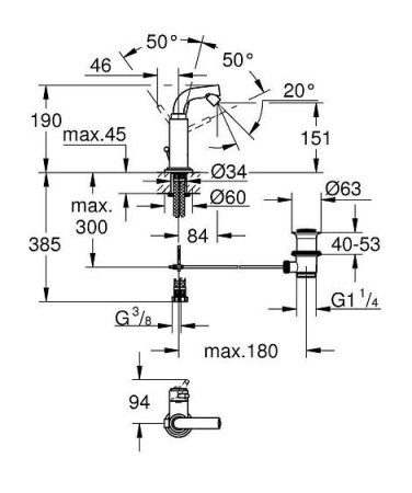 Смеситель GROHE Atrio 32134001