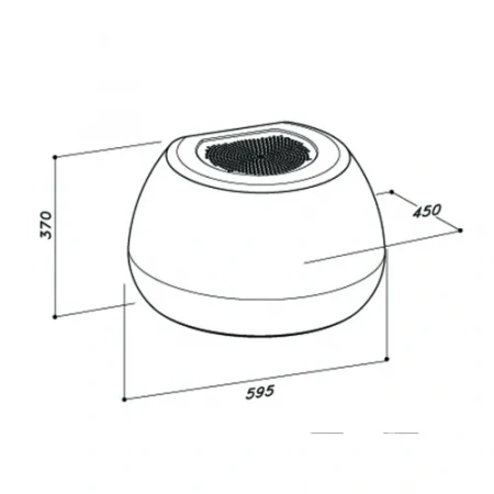 Вытяжка SIRIUS SLT106 LINK black