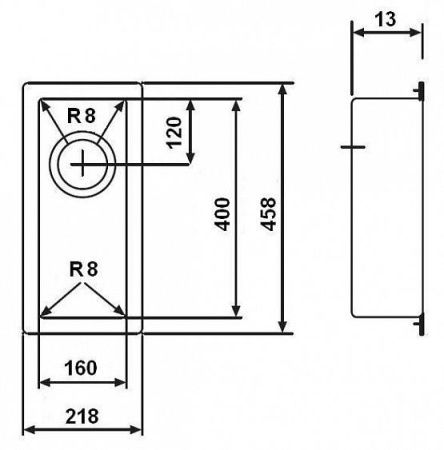 Мойка FRANKE 127.0066.492  pex 210-22  нерж.сталь, полиров.