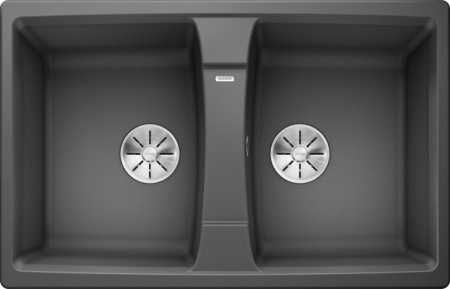 Кухонная мойка BLANCO LEXA 8 SILGRANIT PuraDur темная скала гранит 524961