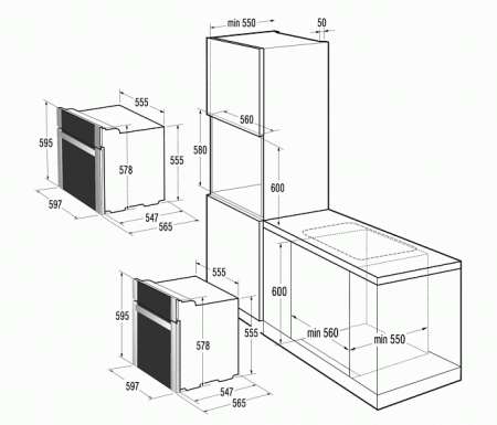 Духовой шкаф GORENJE bo6343ax