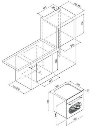 Духовой шкаф GRAUDE BK 60.1 WM