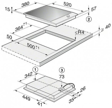 Варочная панель Miele CS 1221-1 I