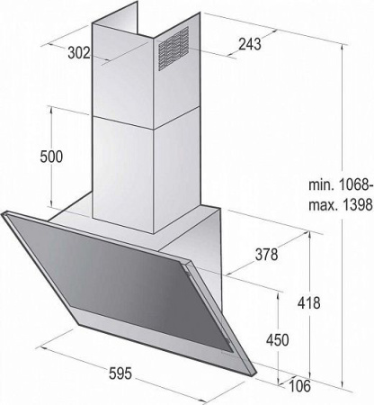 Вытяжка Gorenje WHI 623E1XGW