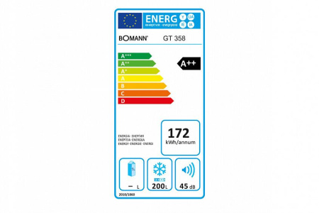 Морозильный ларь BOMANN GT 358  weiss A+/206 L