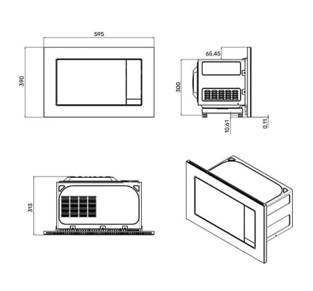 Микроволновая печь KUPPERSBERG HMW 622 B