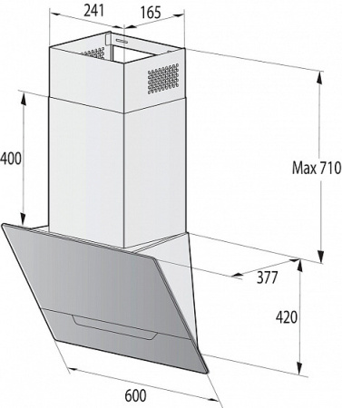 Вытяжка GORENJE WHI646E7BP