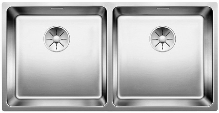 Кухонная мойка Blanco ANDANO 400/400-U нерж.сталь зеркальная полировка с отв. арм. InFino (арт.52298