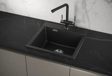 Кухонная мойка GRANULA ES-5201 шварц