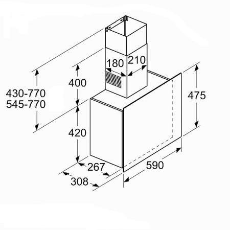 Вытяжка BOSCH DWF65AJ61R