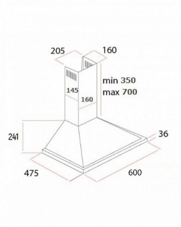 Вытяжка SCHTOFF Haus 60 Black
