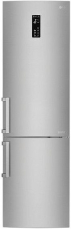 Холодильник LG GB-B60SAYXE серебристый — фото