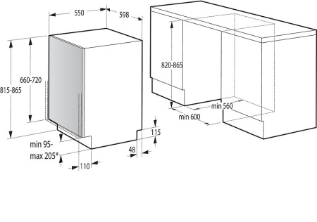 Посудомоечная машина GORENJE GV620D17S