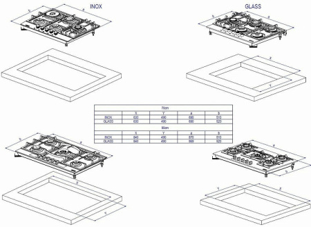 Варочная поверхность DELONGHI GERMANA 7GW IM