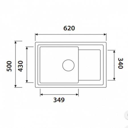 Кухонная мойка KAISER KGMK-6250-BP