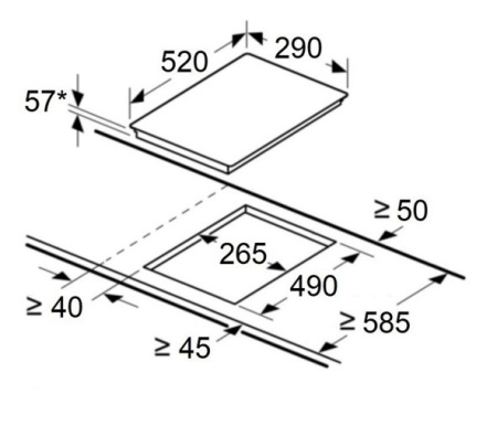 Варочная поверхность MAUNFELD CVI292S2FBK Inverter