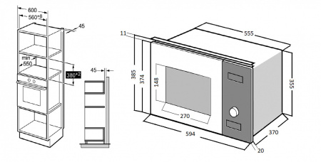 Микроволновая печь KUPPERSBERG HMW 650 BX