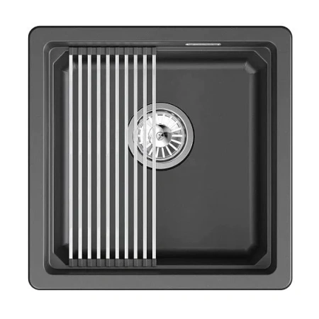 Кухонная мойка GRANULA KS-4501iU шварц