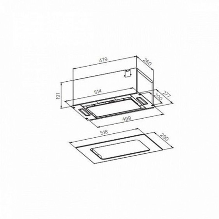 Вытяжка HOMSair Crocus 52RD белый