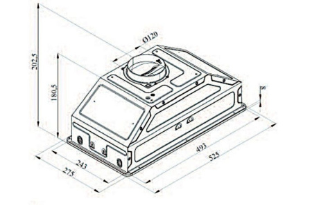 Вытяжка DARINA Built in M605B