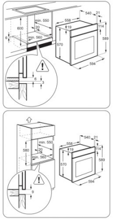 Электрический духовой шкаф ZANUSSI zzb510301x