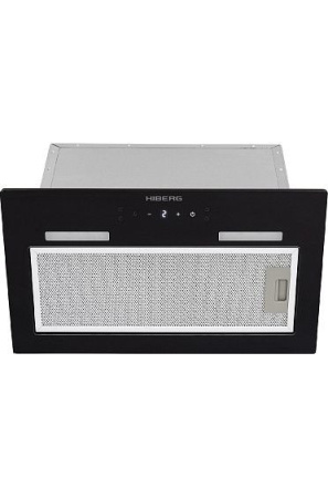 Вытяжка HIBERG VBS 6040 X (черное стекло)