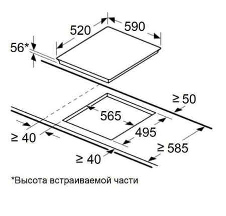 Варочная поверхность MAUNFELD CVI594SF2WH