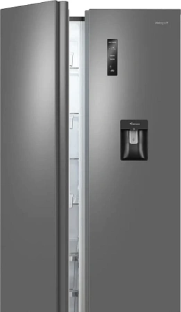 Холодильник WEISSGAUFF WSBS 590 Inverter NoFrost Water Dispenser Grey