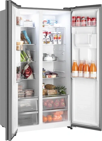 Холодильник WEISSGAUFF WSBS 590 Inverter NoFrost Water Dispenser Inox