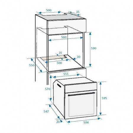 Духовой шкаф BEKO oim 27200 av