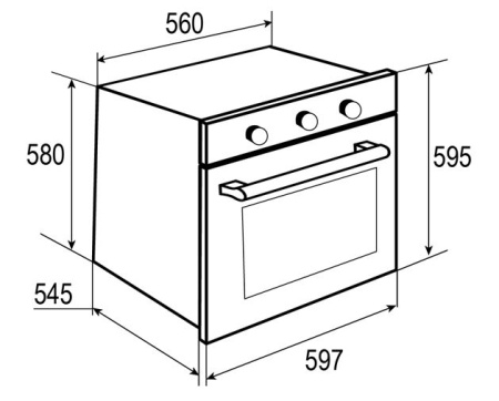 Духовой шкаф ZIGMUND SHTAIN EN 118.511 S