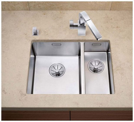 Кухонная мойка BLANCO CLARON 340/180-U 521609 нерж. сталь