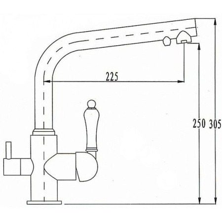Смеситель KAISER Vincent 31144-3