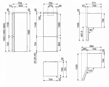 Холодильник SMEG FA8005LPO5