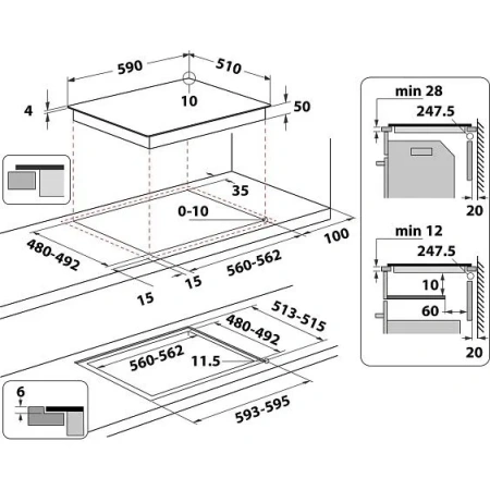 Варочная поверхность WHIRLPOOL WBB8360NE
