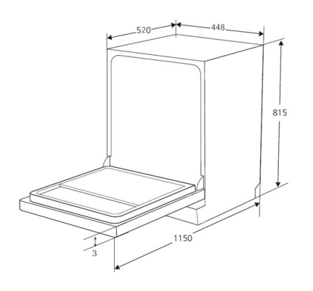 Посудомоечная машина KUPPERSBERG GIM 4578