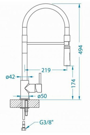 Смеситель ALVEUS LYRA - S CHR