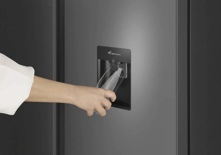 Холодильник WEISSGAUFF WSBS 590 Inverter NoFrost Water Dispenser Grey
