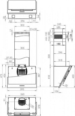 Вытяжка GORENJE WHI6SYB