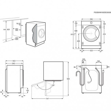 Стиральная машина AEG L8FBE48SRI