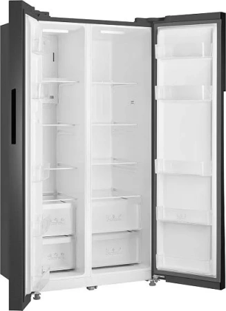 Холодильник WEISSGAUFF WSBS 550 Inverter NoFrost Dark Grey
