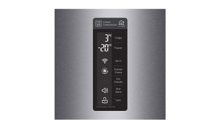 Холодильник LG GB-P20DSQFS серебристый