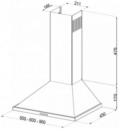 Вытяжка KORTING KHC 6750 RSI