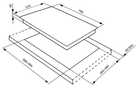 Духовой шкаф AEG bp 5831600 m