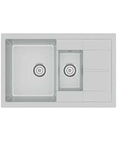 Кухонная мойка KUPPERSBERG MODENA 60 NL 1,5B1D GREY ROCK